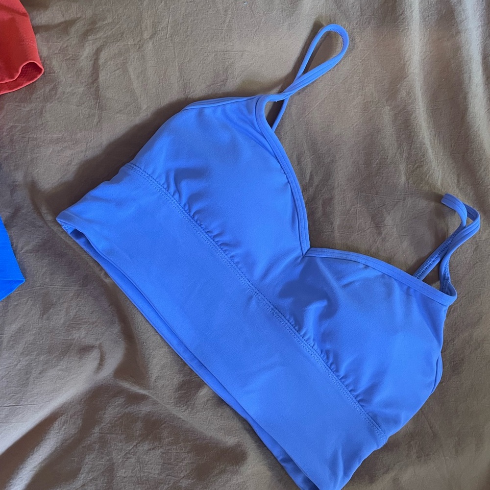 Blue Sports Bra